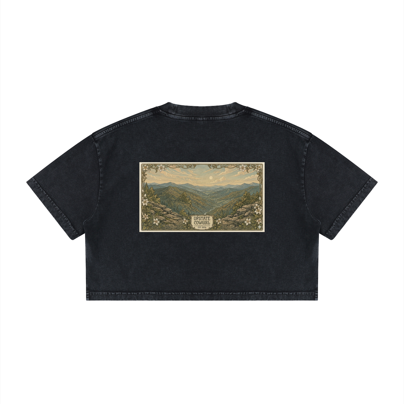 Upstate Cowboy Crop T-Shirt - Wildflower Collection
