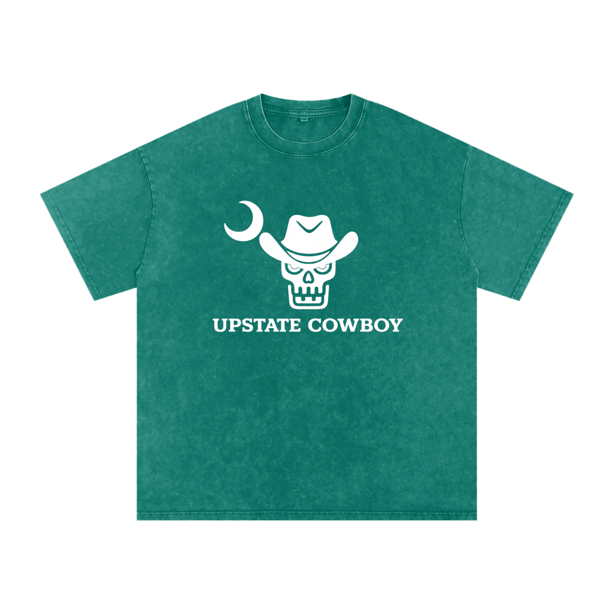 Upstate Cowboy Washed Oversized Tee - Blue Ridge Basics