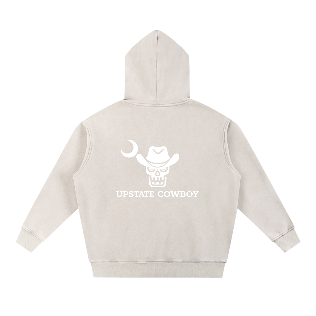 Upstate Cowboy Snow Wash Fleece Oversize Hoodie
