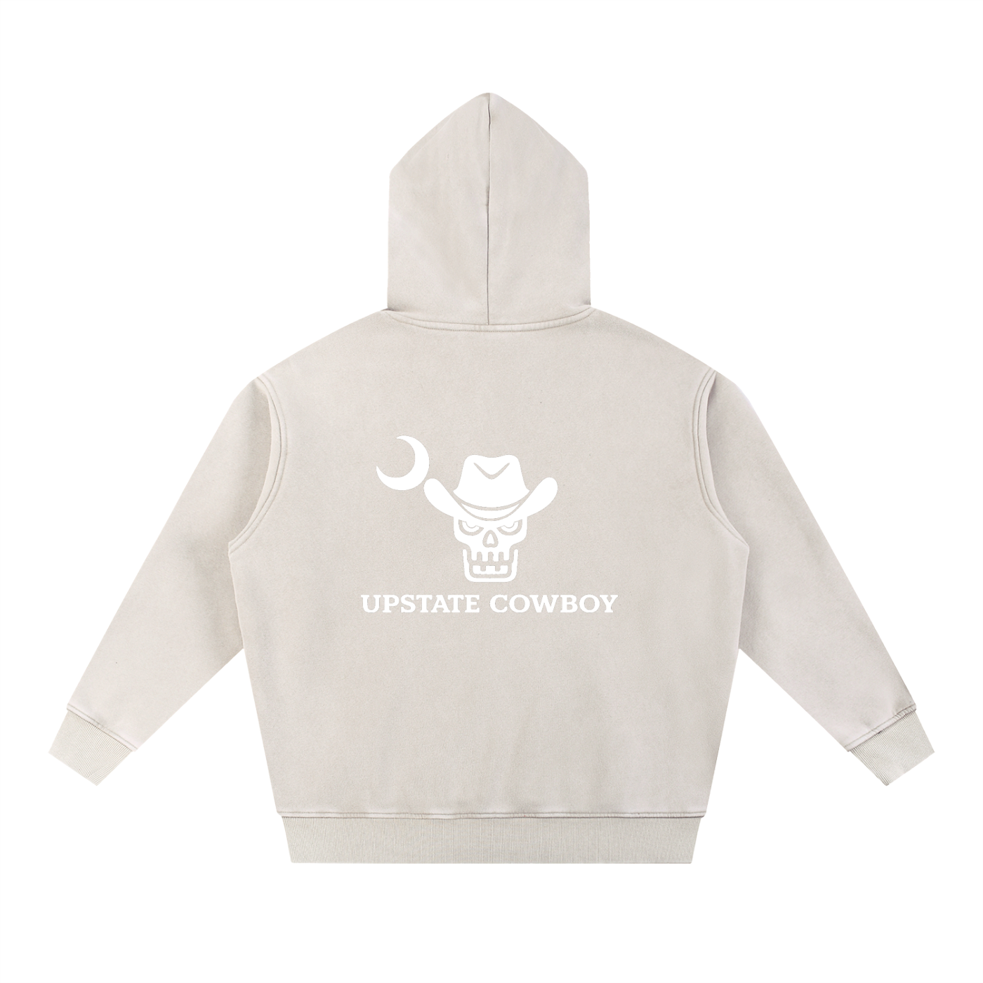 Upstate Cowboy Snow Wash Fleece Oversize Hoodie