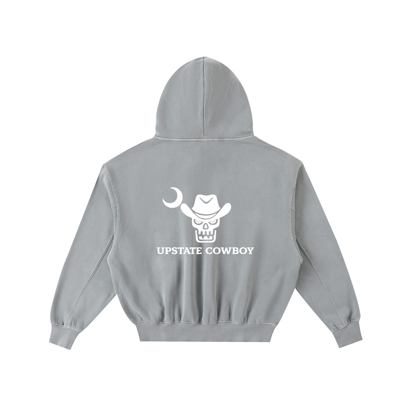 Upstate Cowboy Frayed Enzyme Washed Fleece Hoodie - Horizon Collection
