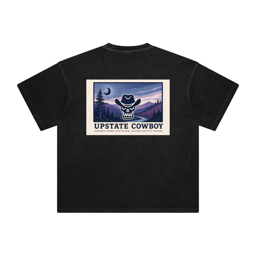 Upstate Cowboy Retro Washed T-Shirt - Blue Ridge Basics