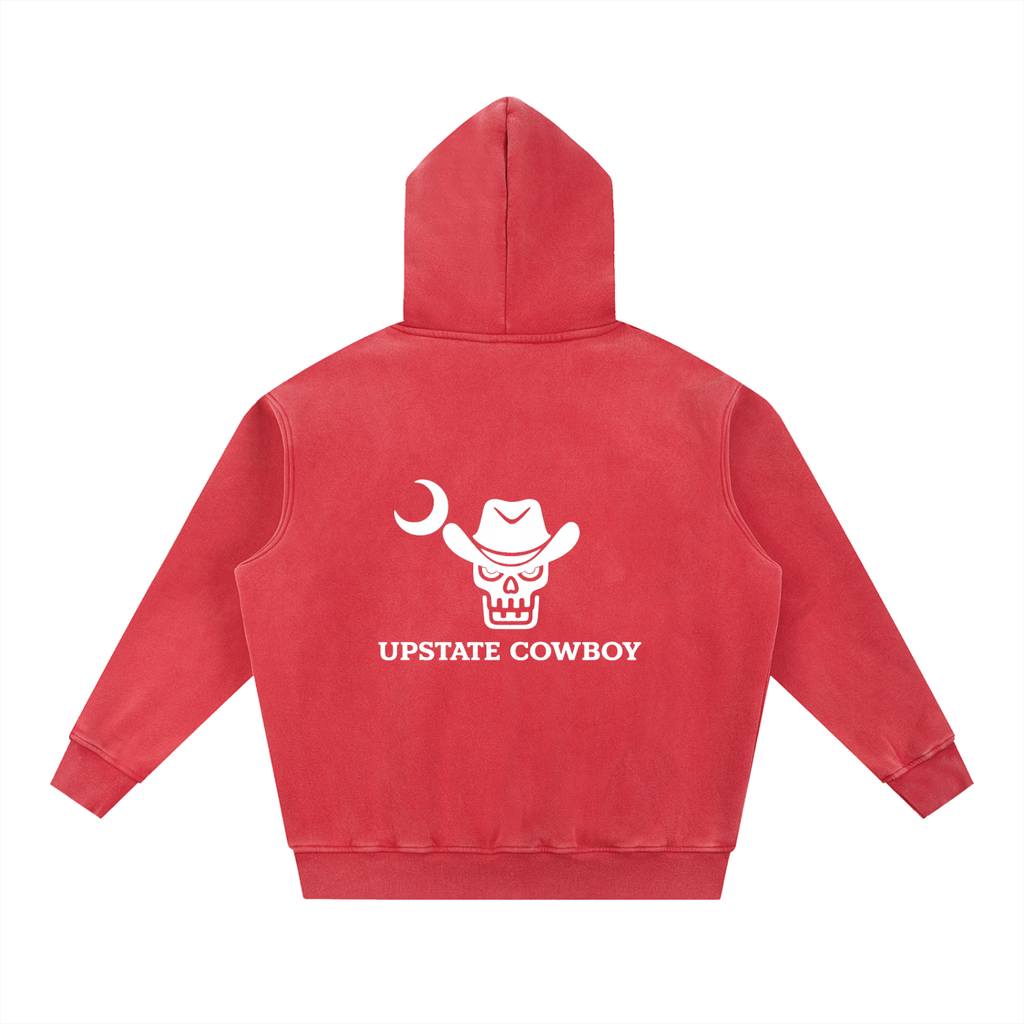 Upstate Cowboy Snow Wash Oversized Hoodie
