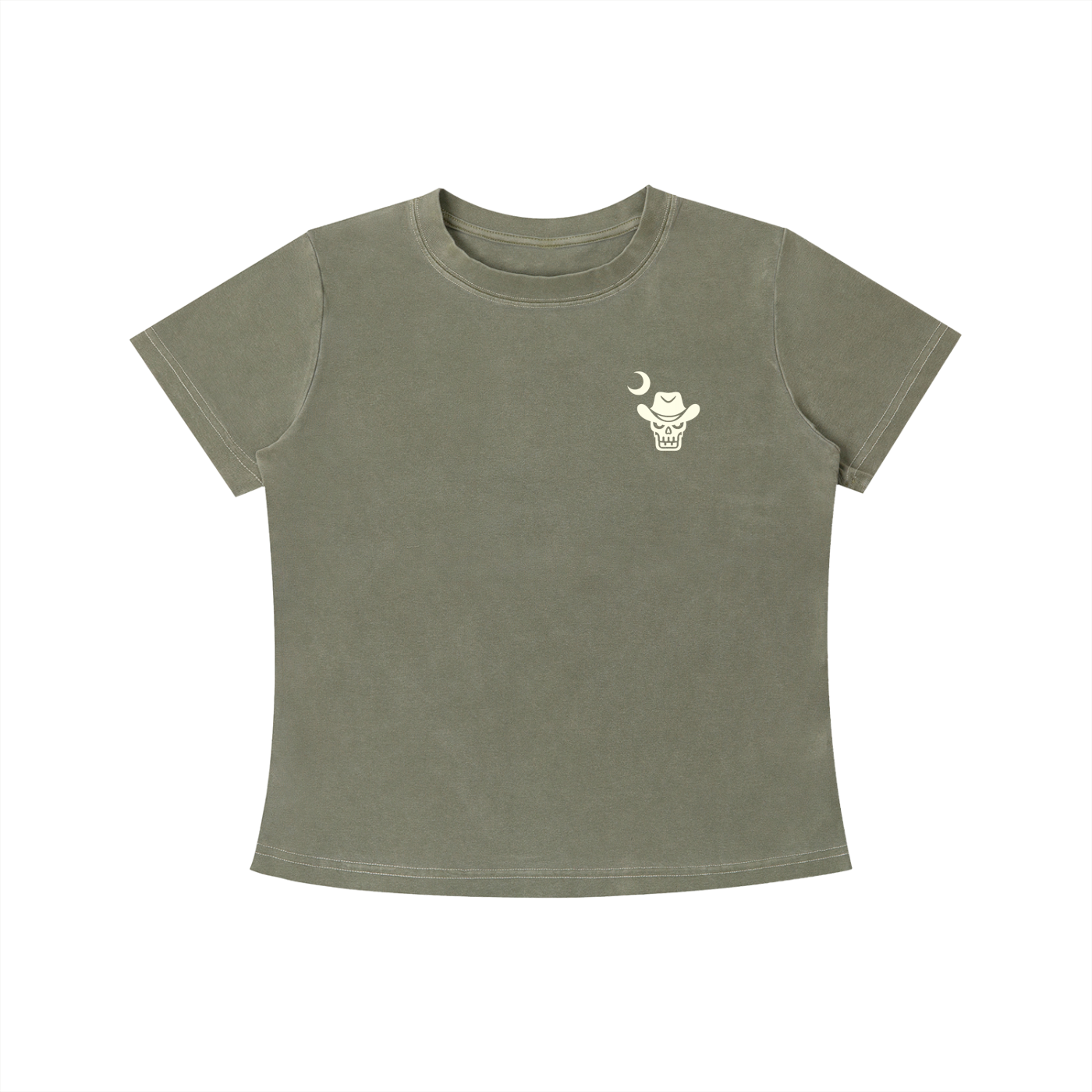 Upstate Cowboy Vintage Wash Slim Fit Tee — Wildflower Collection