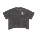 Raw Edge Snow Washed Boxy T-Shirt
