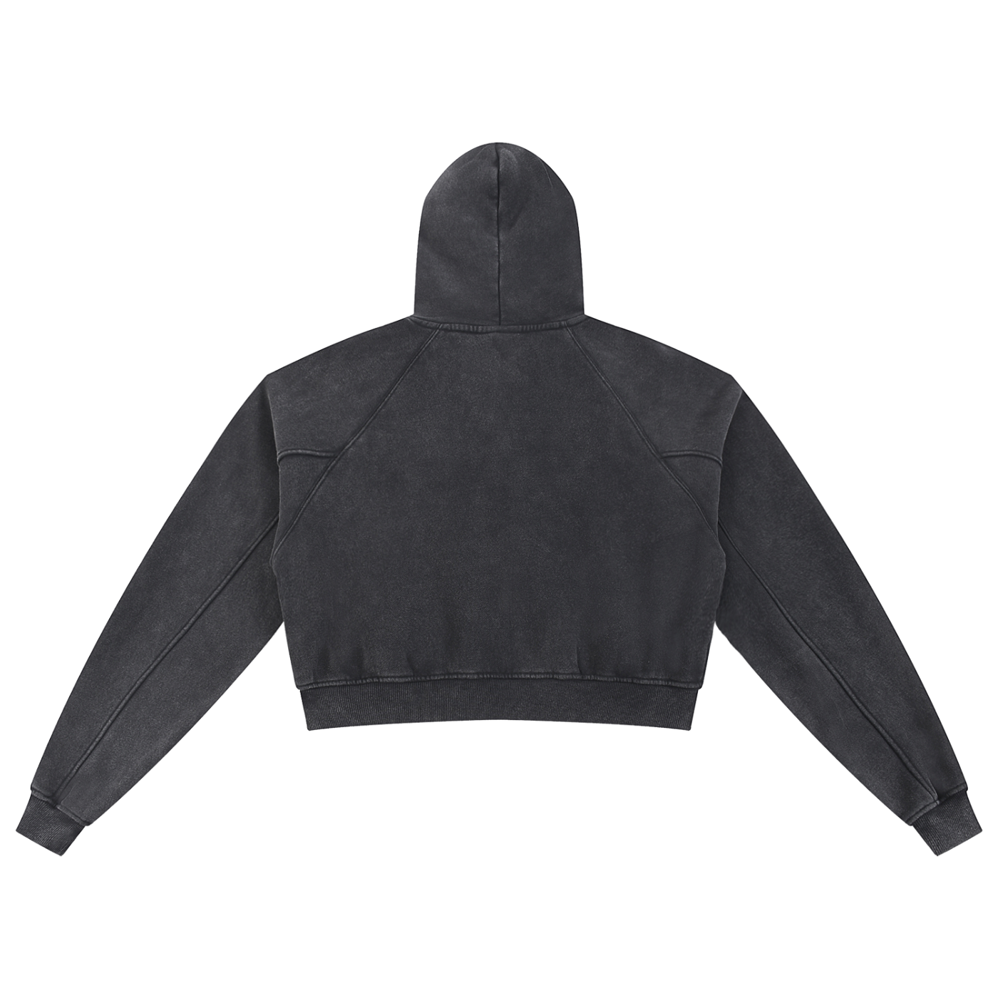 Upstate Cowboy Snow Wash Cropped Hoodie