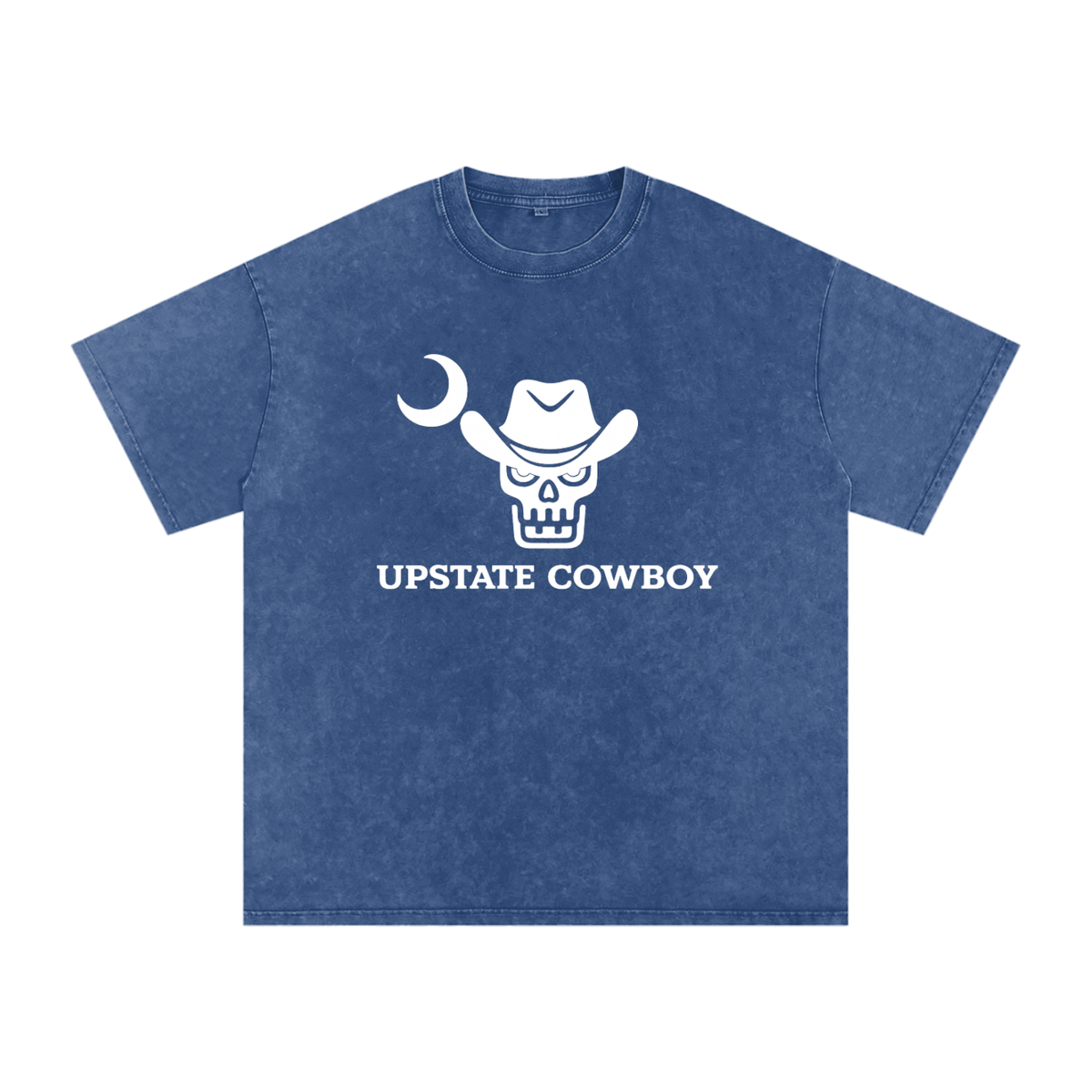 Upstate Cowboy Washed Oversized Tee - Blue Ridge Basics