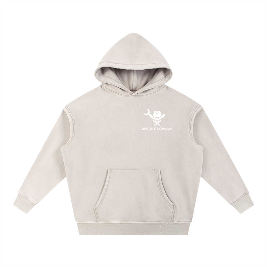 Upstate Cowboy Snow Wash Fleece Oversize Hoodie