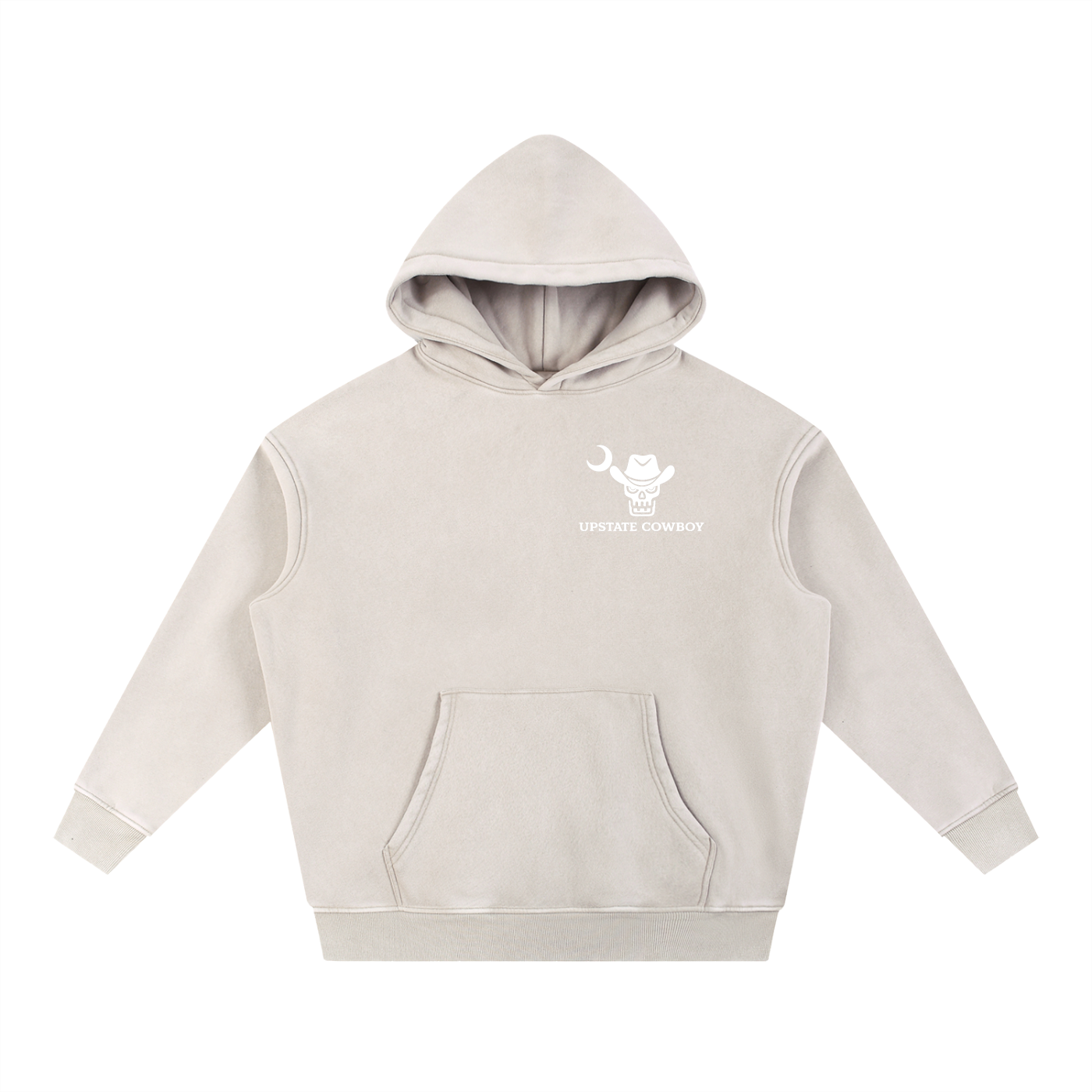 Upstate Cowboy Snow Wash Fleece Oversize Hoodie