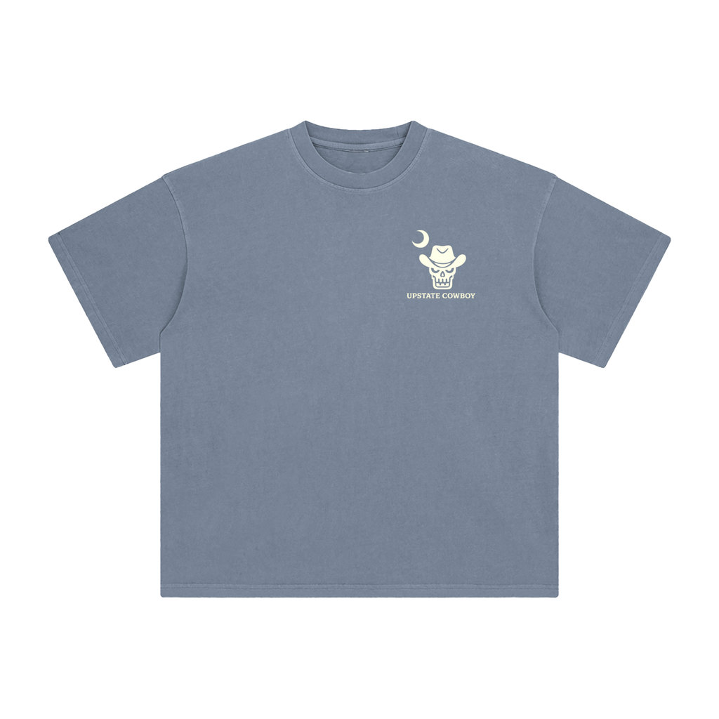 Upstate Cowboy Enzyme Washed Tee - Adult - Blue Ridge Basics