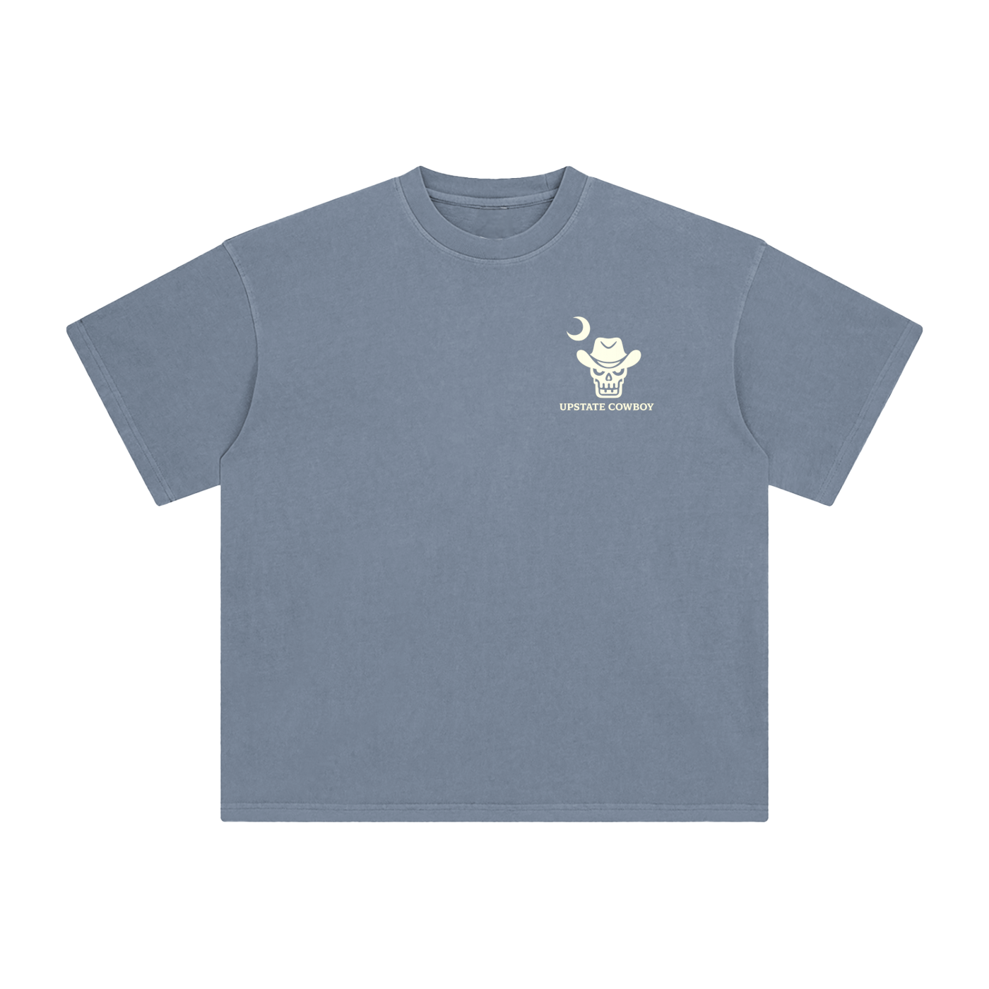 Upstate Cowboy Enzyme Washed Tee - Adult - Blue Ridge Basics