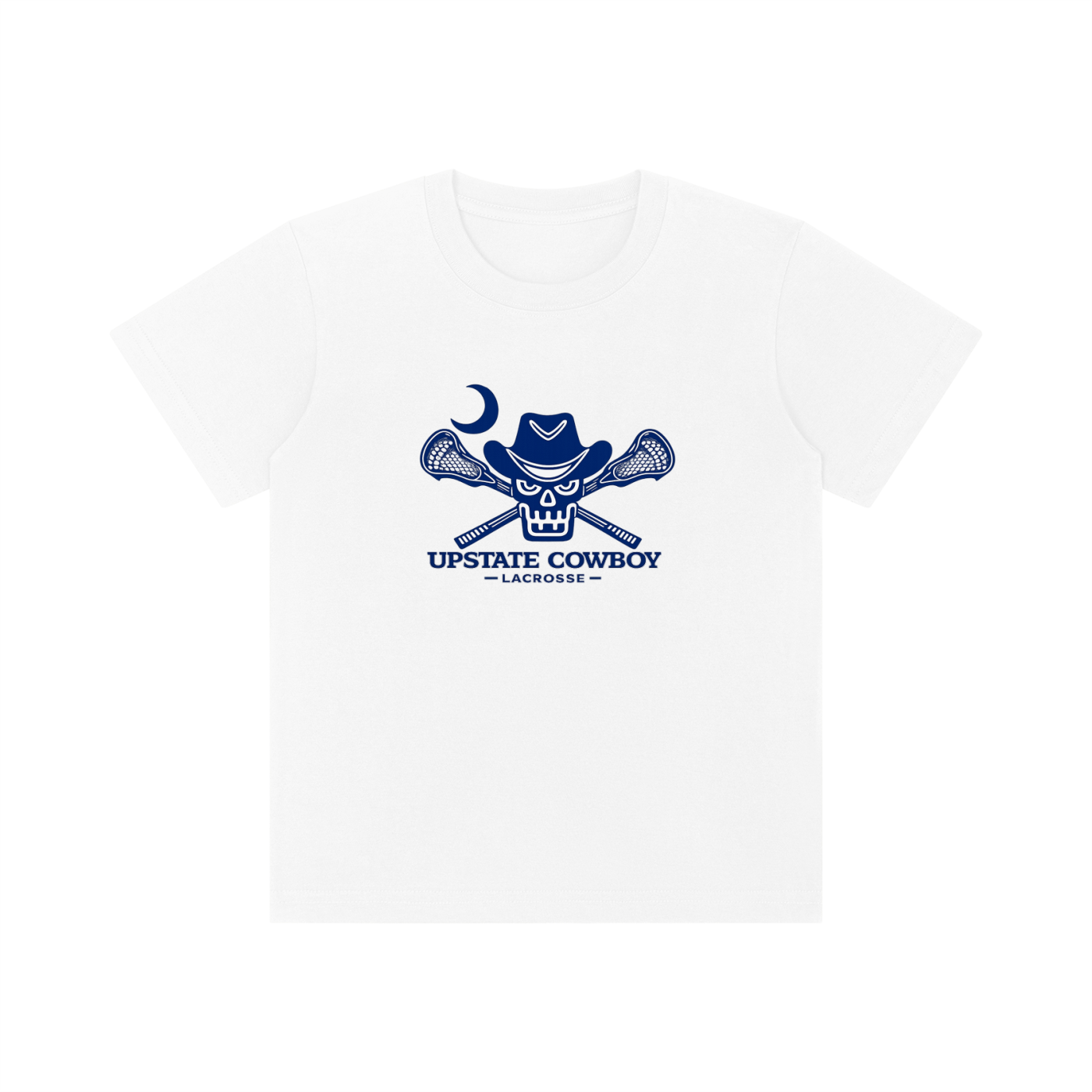 Upstate Cowboy Lacrosse- Kid's Crewneck Short Sleeve T-Shirt