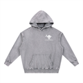 Snow Wash Hand-Frayed Heavyweight  Hoodie