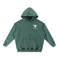 Snow Wash Hand-Frayed Heavyweight  Hoodie