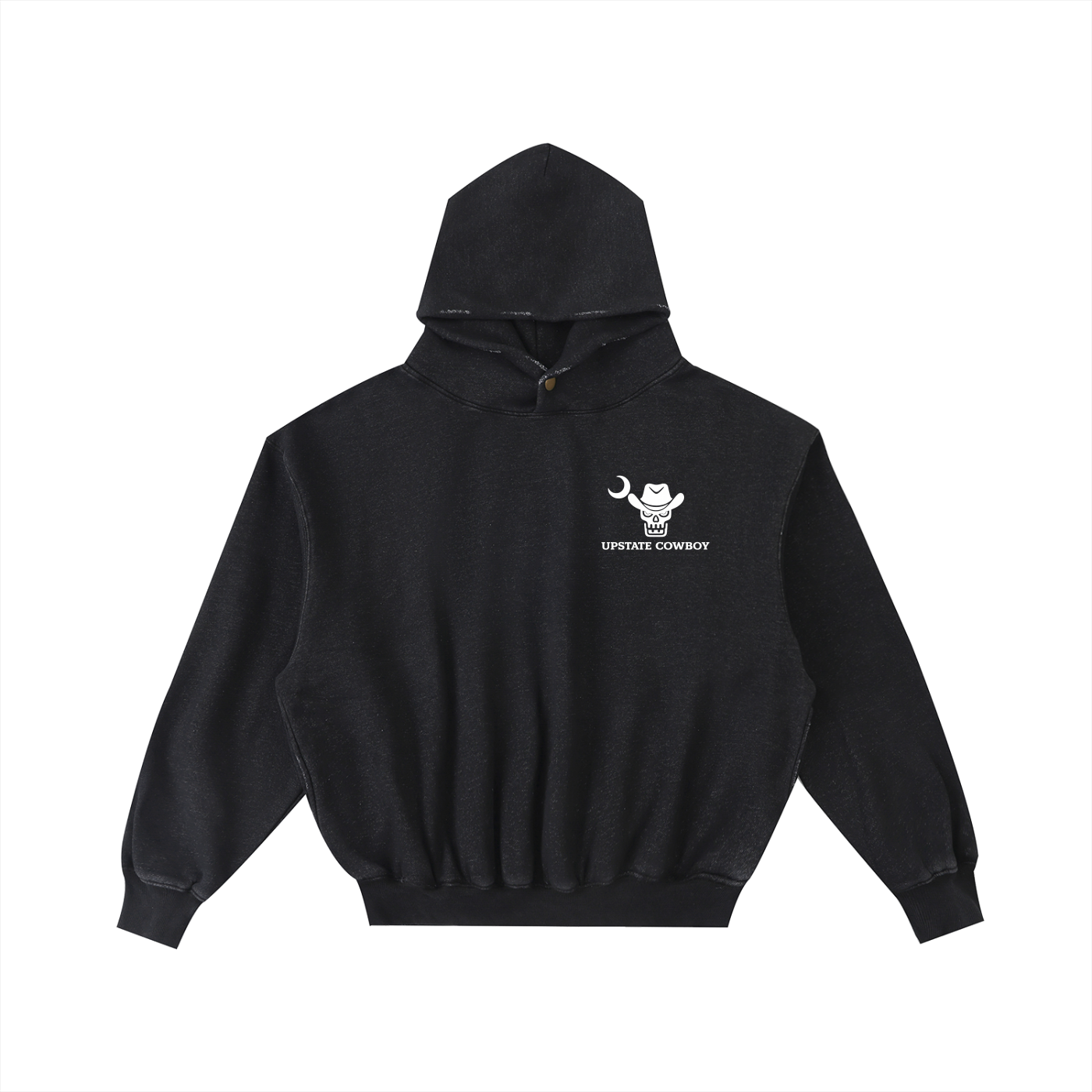 Upstate Cowboy Frayed Enzyme Washed Fleece Hoodie - Horizon Collection (multiple colors available)