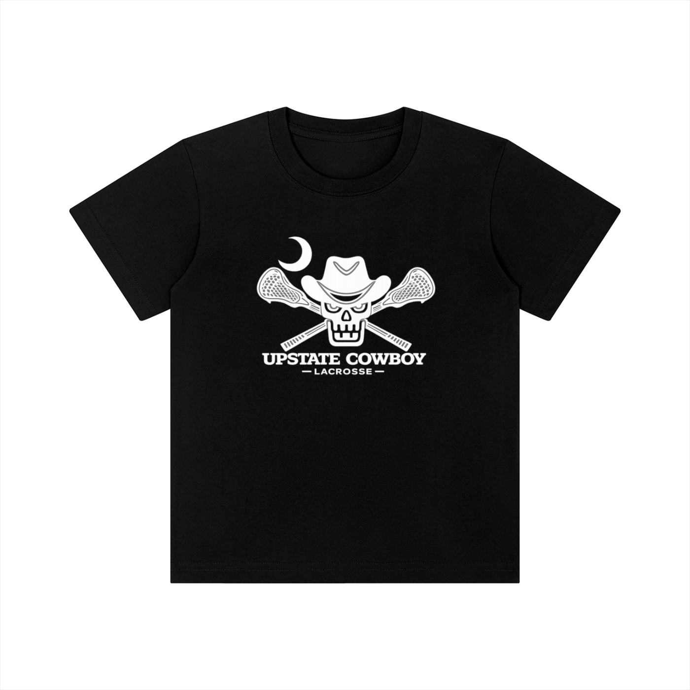Upstate Cowboy Lacrosse- Kid's Crewneck Short Sleeve T-Shirt