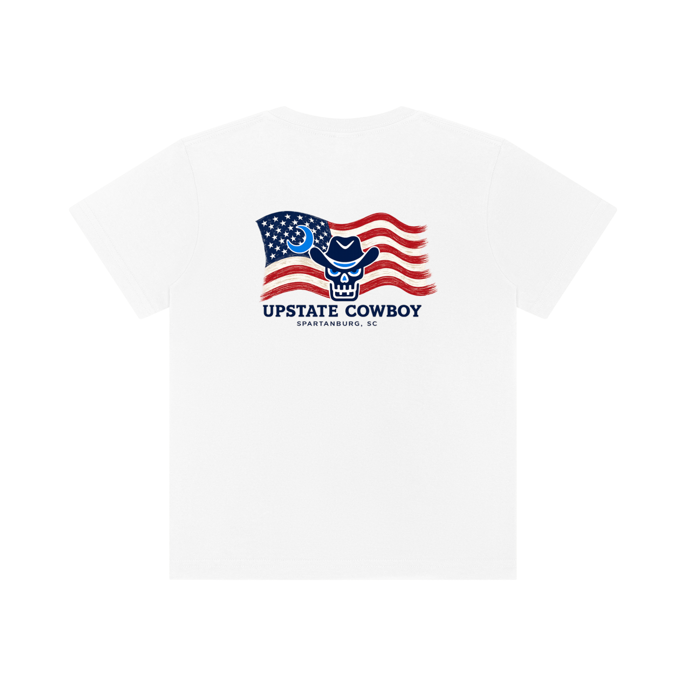 Upstate Cowboy Flag Tee -Kids- Junior Outlaw Collection