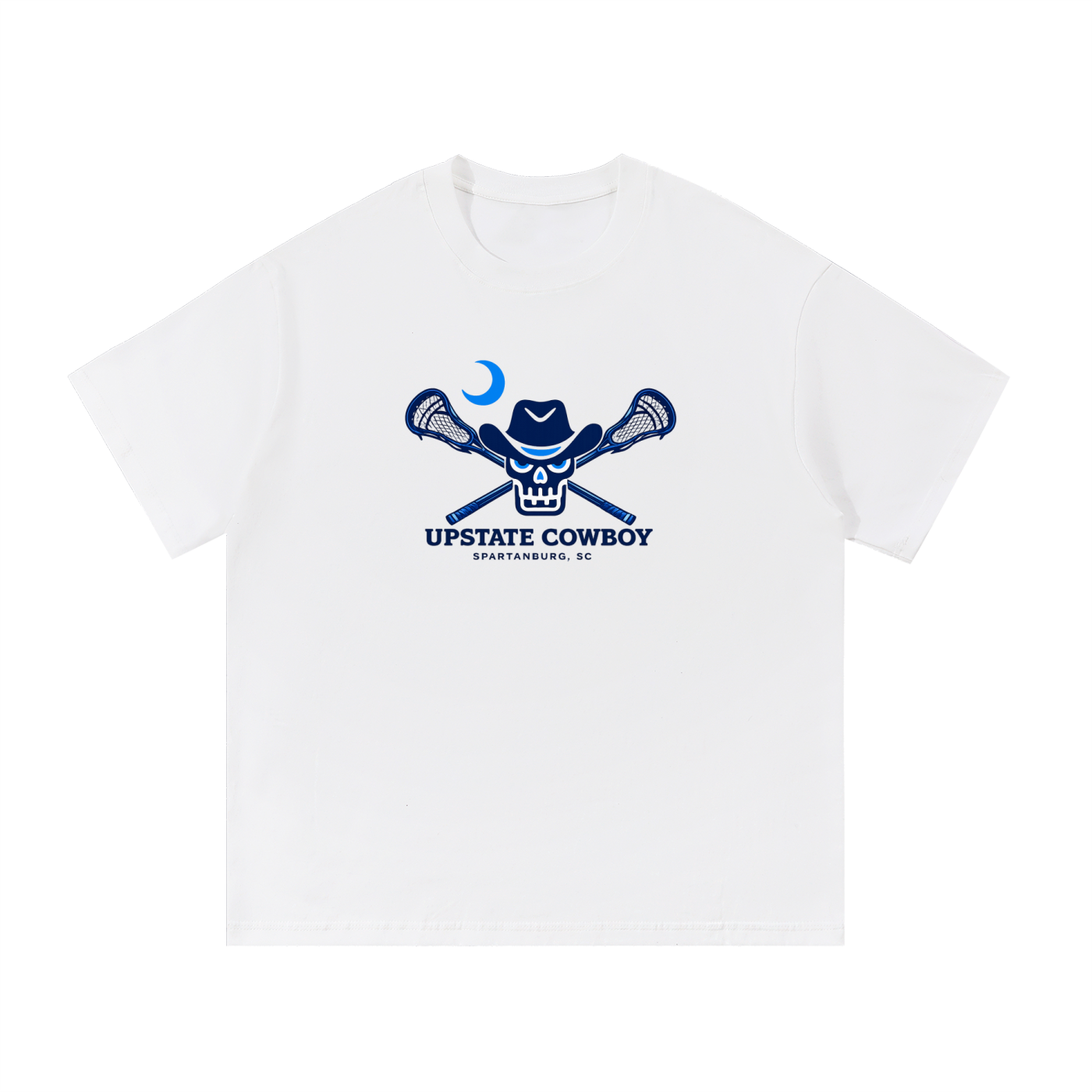 Upstate Cowboy Lacrosse T- shirt (Spartanburg)- Adult (multiple colors)